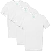 Tommy John Men's Crew Neck Undershirt, Second Skin Fabric, Slim Fit T-Shirt with Stay Tuck Design
