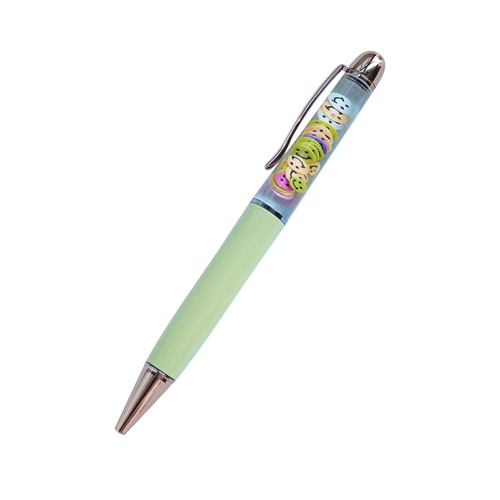 Sikyby Smile Emott Funny Pens Cute Floater Floating Liquid Writing Journaling Office Pen Unique Gift For Women Men