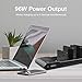 UNITEK 96W 9-in-1 Adjustable 8-Port USB Charging Station with Built-in Fast 3-Coil Qi Wireless Charging Pad & Apple Watch Stand, Supports Apple iPhone/iPad, Android Devices & More