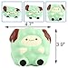 Anboor 4.7 Inches Squishies Sheep Cute Slow Rising Scented Kawaii Lamb Squishies Animal Toy Dolls for Collection Gift Green