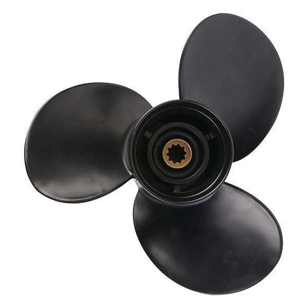 FEIDKS 10 3/8 X 13 (10 SPLINE TOOTH) UPGRADE ALUMINUM OUTBOARD MOTO PROPELLER FIT FOR MERCURY ENGINES 9.9 15 18 20 25HP RH REPLACE 48-19640A40