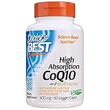 Doctor's Best High Absorption CoQ10 (400 mg), Vegetable Capsules, 60-Count