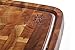XL Luxury Child Safe Acacia Wood Butchers Block/Chopping Board With Juice Grooves, beautiful serving tray or plate
