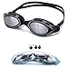 Swim Goggles, HendGo Adult Clear Swimming Goggles Anti Fog UV Protection Triathlon Swim Goggles for Men Women Youth