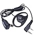 Arama Walkie Talkie Earpiece Pro D Shape Radio Earpiece Headset with PTT & Mic Compatible with 2 PIN Kenwood HYT Puxing Wouxun Lt-2288 Lt-3107 Lt-3188 Lt-3260 Lt-3268 Etc 2 Way Radios B108K01