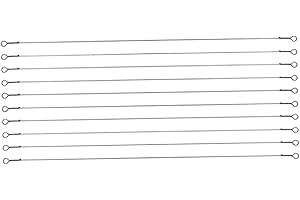 Coping Saw, 10Pcs 12 Inch Small Hand Rope Wire Saw Carbon Steel Handsaw Wire for Soft Metals Wood Plastic Silver Coping Blade