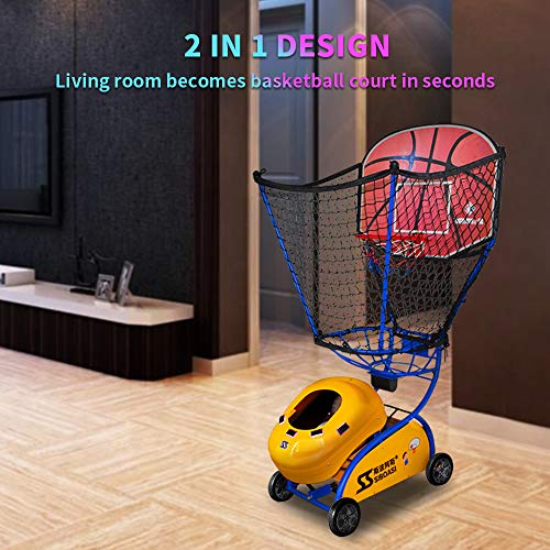 SIBOASI Basketball Shooting Machine for Kids Youth, Basketball Return