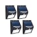 Solar Lights, APOLLED 16 LED Waterproof Wireless Security Bright Motion Sensor Light Auto On / Off for Outdoor Garden, Yard, Deck, Wall, Patio, Driveway (Set of 4)