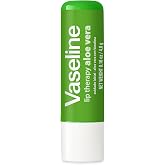 Vaseline Lip w/o Backer Card Aloe - 12 pack box | Hydrating, Moisturizing, Fast-Acting Nourishment, Ideal for Chapped, Dry, Cracked, or Damaged Lips