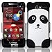 For Motorola Droid RAZR M 4G LTE XT907 (Verizon) Rubberized Design Cover - Panda Bear