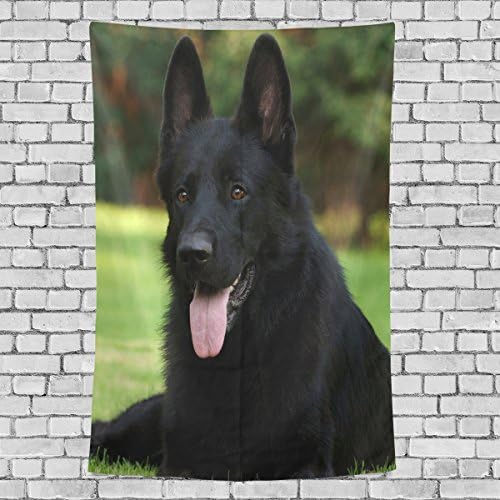 Donnapink Wall Tapestry Funny Cute Dog 40"X60" Wall Hanging Bedspread For Home Livingroom Dorm