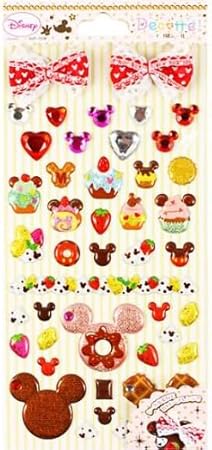 Amazon ディズニー デコ盛りシール ミッキー スイーツデコシリーズ シール ステッカー おもちゃ