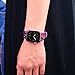 iiteeology Bling Band Compatible with Apple Watch Band 41mm 40mm 38mm, Leather Glitter Band for iWatch Series 9/8/7/6/5/4/3 - HotPink