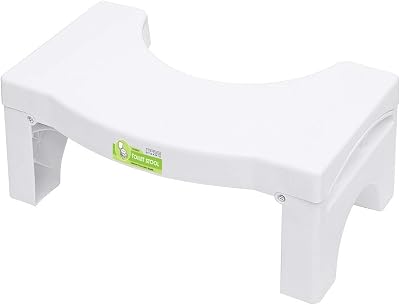 MASS DYNAMIC Folding Squatting Toilet Stool 7 Inch Non-Slip
