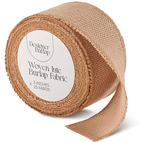 Burlap Ribbon Roll Burlap Roll Fabric Extra Dense and Neatly