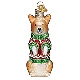 Old World Christmas Ornaments Christmas Corgi Glass