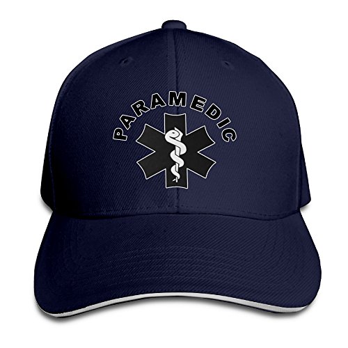 Cool Sandwich Bill Cap Paramedic Theme Baseball Hat