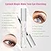 Mourvibe Eyelash Growth Serum, Lash & Brow Enhancer Treatment Serum, 100% Pure Organic, Nourish Damaged Lashes, Boost Rapid Growth of Longer Fuller Thicker Lash
