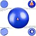 Exercise Ball Balance Anti-Burst Balls | Best Professional Stability Set – Yoga Large Thick Fitness Ball With Pump & Accessories, Extra Pins For Valve, Premium Elastic Loop &Hard Cover Workout Guide …