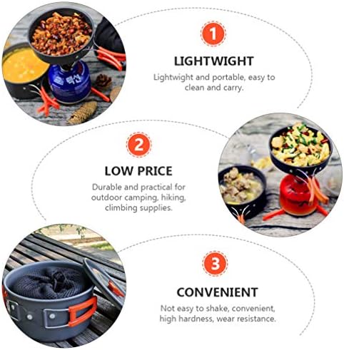 VORCOOL 1 juego de utensilios de cocina para acampar ...