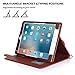 FYY Case for iPad Pro 9.7 - Luxurious Genuine Leather Case All-Powerful Cover for iPad Pro 9.7