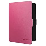 Inateck Kindle Paperwhite Folio Case for Amazon All-New Kindle Paperwhite 2016 New 300 PPI/ 2015/ 2013/ 2012, with Magnetic Auto Sleep Wake Function, Pink
