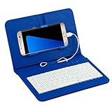 Aobiny Wired Keyboard Flip Holster Cell Phone Case