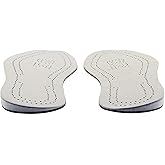 Supination Correction Insoles, Leather Orthopedic Inserts for O/XO Leg Correction, Foot Alignment and Posture Support for Men and Women (MEN8-8.5/WOMEN10-10.5)