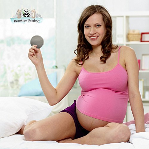 Reusable Nursing Pads for Breastfeeding, Washable Soft Cloth Organic Breast Pads, Pack of 8