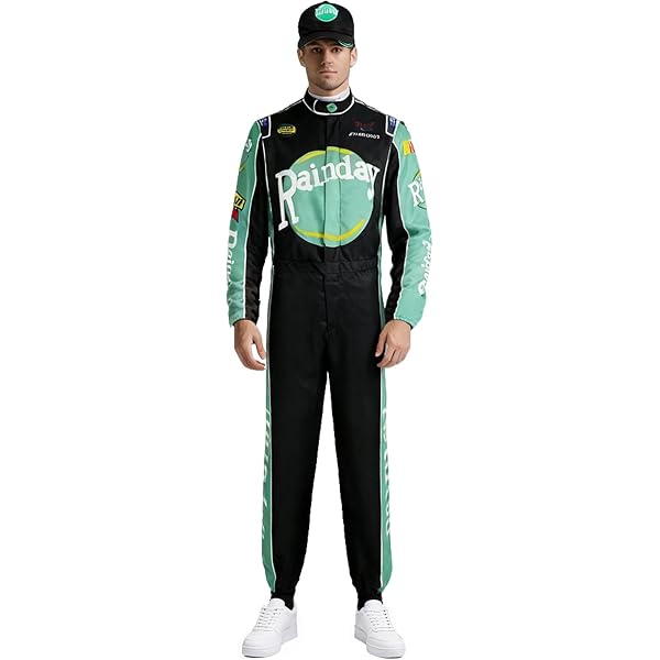 OEM Ricky Bobby Jumpsuit + Mütze Full Costume Talladega OEM Ricky Bobby Jumpsuit + Mütze Full Costume Talladega