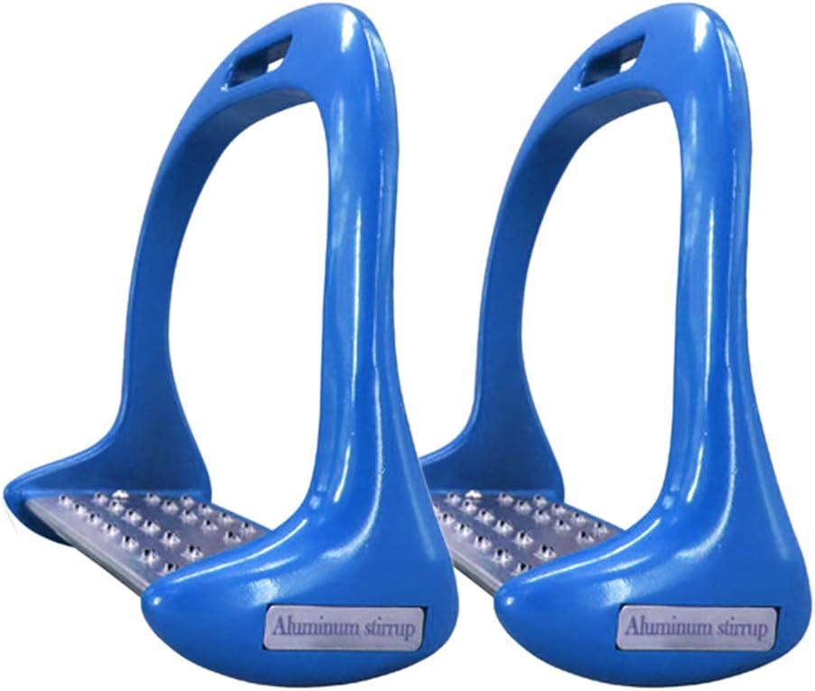 Happymore Horse Stirrups Horse Riding Safety Stirrups English Anti Slip Aluminum Stirrups