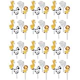 Zoo Animal Cupcake Picks - by Bakery Supplies (48-Pack)