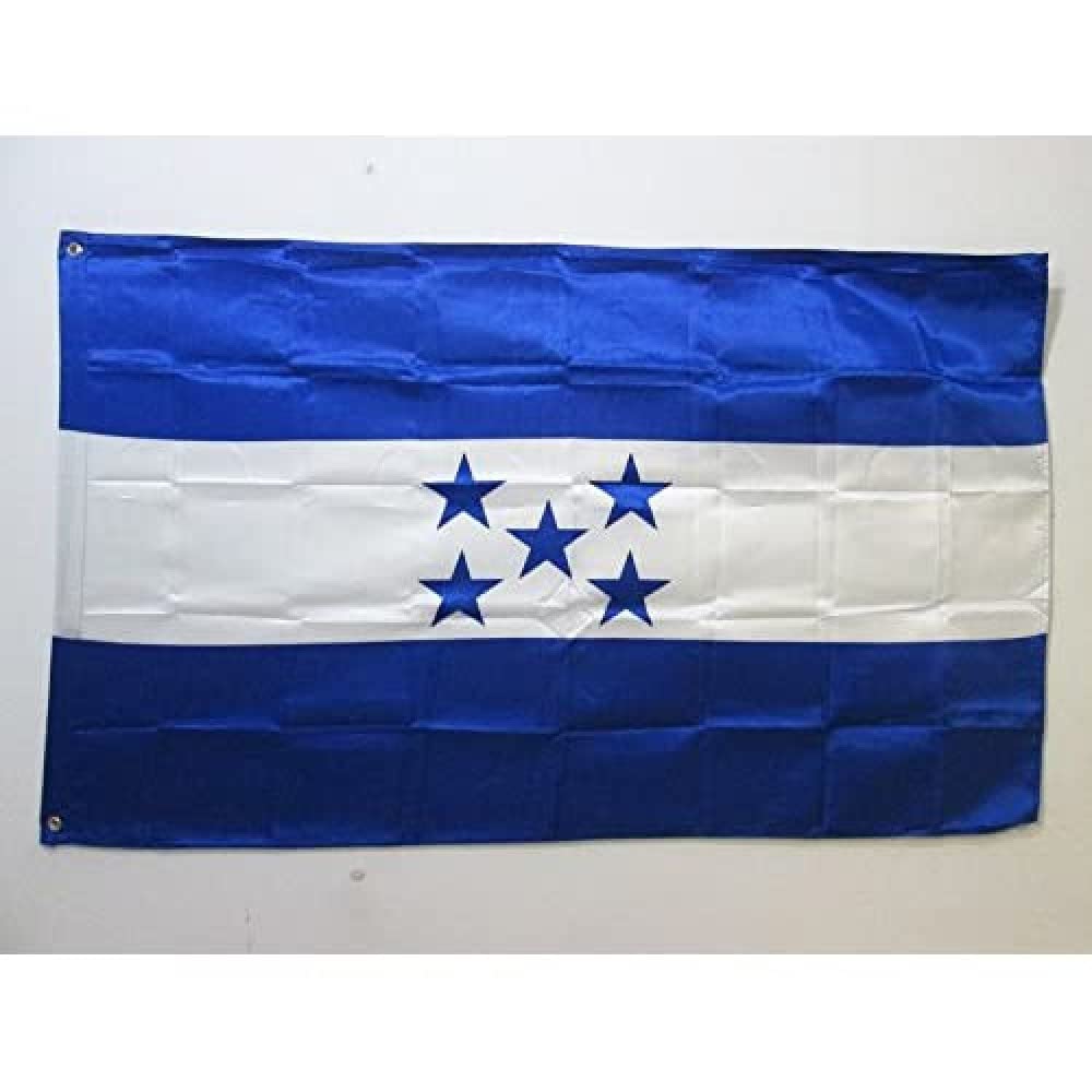 AZ FLAG - Honduras Flag - 3x5 Ft - Satin Honduran Banner with Two Metal Grommets - Fade Resistant - Bright Colors - 3' x 5' Feet - 150x90 Cm