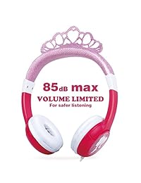OneOdio   Auriculares de diadema para niños, con volumen limitado de 85 dB, duraderos, ajustables, ligeros, con conector de audio de 0.138 in para iPad, Kindle, ordenadores y tabletas (azul)