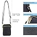 ZORFIN Small Crossbody Bag 3 Zippers Nylon Cell Phone Purse Wallet For Women