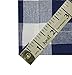 COTTON CRAFT Buffalo Plaid Cloth Napkins - Set of 12 Pure Cotton Gingham Check Table Napkin - Everyday Harvest Fall Holiday Dinner Napkin - Soft Washable Reusable Napkin -Oversized 20x20 Navy Blue