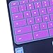 CaseBuy Ultra Thin Silicone Keyboard Protector Skin Cover for Acer Chromebook 14 CB3-431 CP5-471 14-inch Chromebook US Version(Purple)