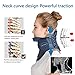 LEAMAI Newest Cervical Neck Traction Device-Adjustable Inflatable Neck Stretcher Collar for Home Traction Spine Alignment -(C03,Blue)