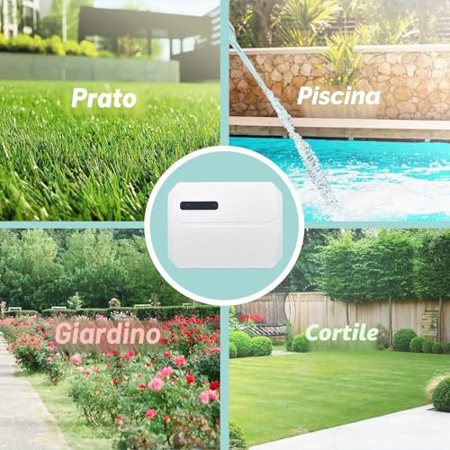 Inkbird IIC-600 WiFi Irrigation Control Unit 6 Zones, Automatic Watering System for Garden, Integrated Non-Volatile Memory Irrigation Timer, Support Manual Mode