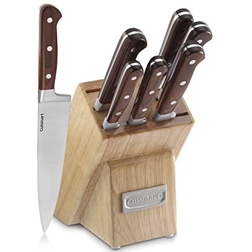 Cuisinart C77PW-8PB Pakka Wood Collection 8-Piece Knife Wood Block Set