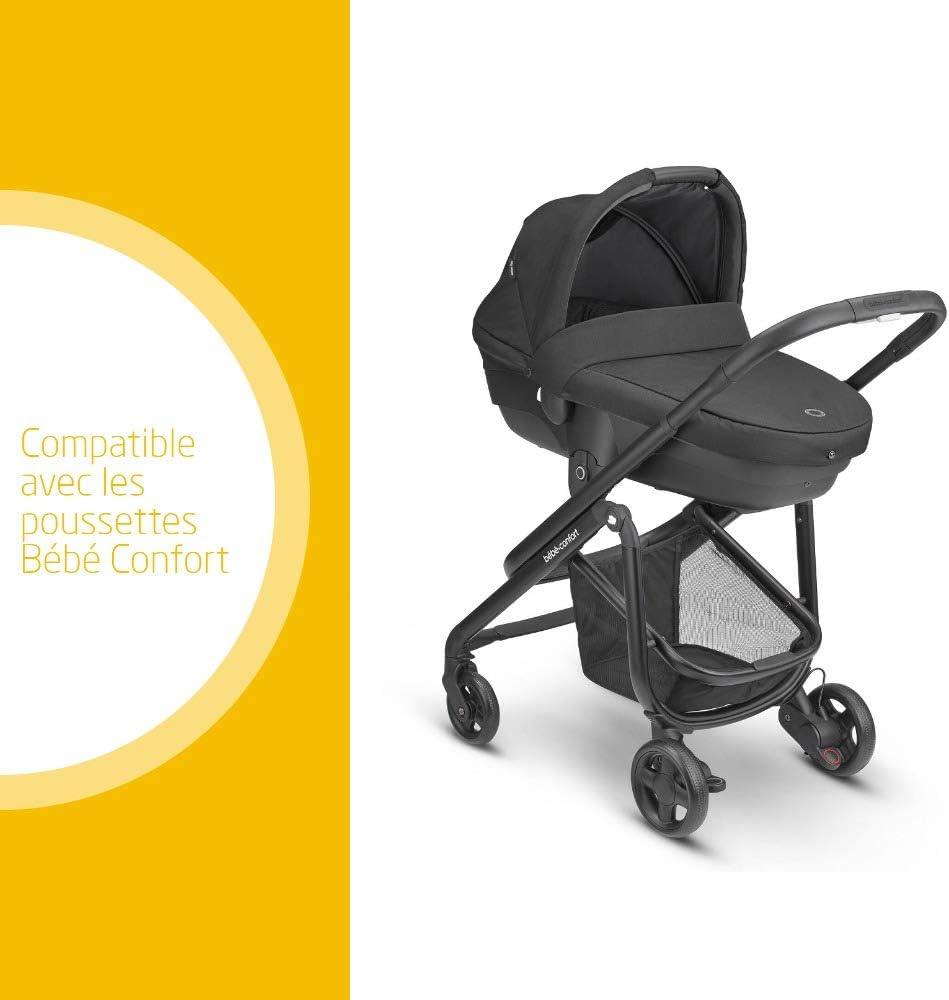 10kg Bebe Confort Nacelle Amber Plus Legere Et Compacte Naissance A 6 Mois Essential Black Nacelles Bebe Puericulture Dwteam In