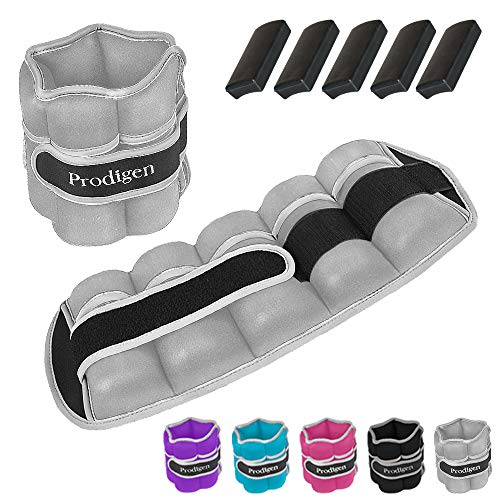 Prodigen Adjustable Ankle Weights for Women & Men, Leg Weights Wrist