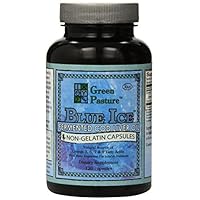 BLUE ICE Fermented Cod Liver Oil -Non-Gelatin Capsules