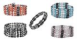 Magnetic Hematite Beaded Necklace Anklet Wrap Bracelet