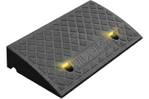 YYDS Driveway Curb Ramps - Black (High 5 in) for Vehicles, Motorcycles, Bikes & Scooters