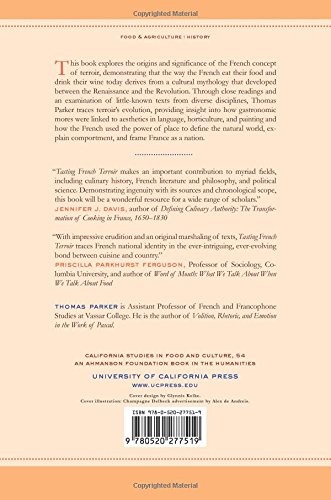 Tasting French Terroir California Studies In Food And - 