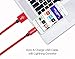 Mscrosmi 2Pack 10FT Extra Long Nylon Braided Lightning to USB Sync Charge Cable Cord Charger with Aluminum Connector for iPhone 6s/6s Plus/6/6Plus/5s/5c/5, iPad/iPod Models (red+black)