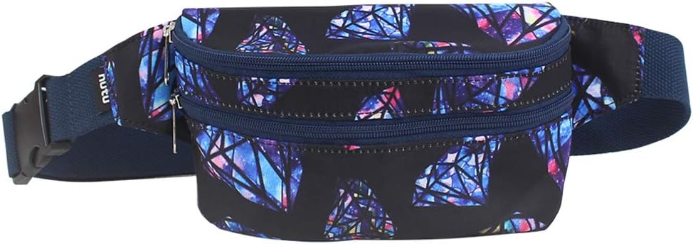 Fanny Pack Waterproof Waist Bag Running Belt Men Women Chest Shoulder Bag for Running Hiking Waking Biking