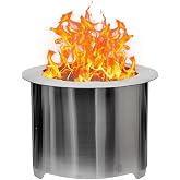US Stove USSLP21 21-in Smokeless Wood-Burning Fire Pit
