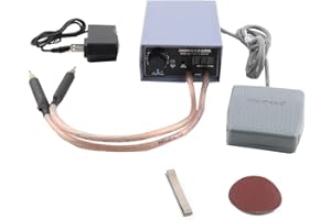 CDZHLTG 5000W Battery Spot Welder, Mini Spot Welder Machine, Battery Spot Welding Kit Adjustable Battery Welding Soldering Machine for 18650 Lithium Battery Pack Welding 0.2mm Nickel Strip